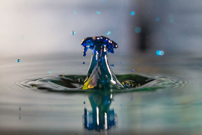 Close-up of water splashing