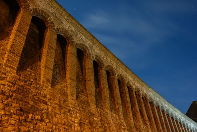 Low angle view of old building