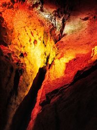 Full frame shot of rock formation