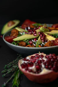 Close-up of fruits in bowl