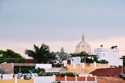 San pedro claver church in city against clear sky