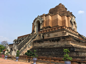 Low angle view of building against sky