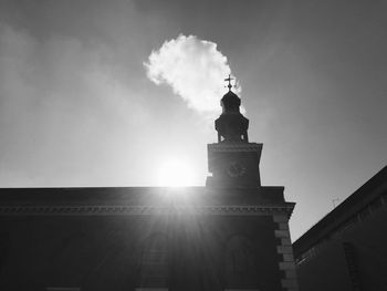 Low angle view of statue