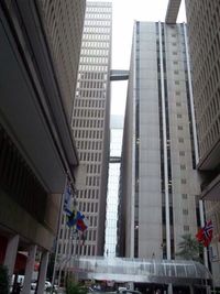 Low angle view of modern building