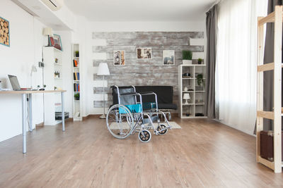 View of an empty chairs at home