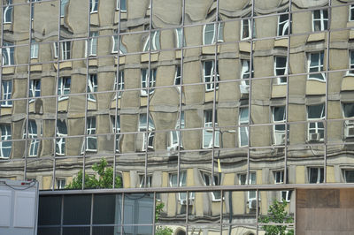 Low angle view of modern building