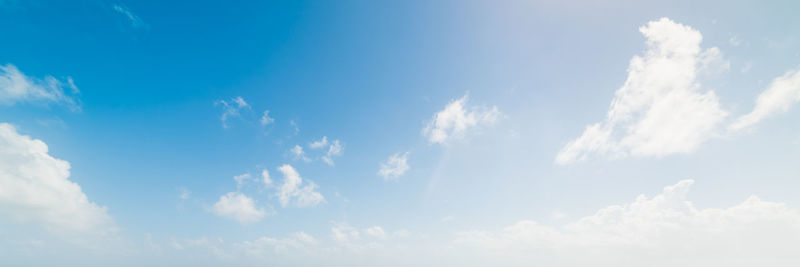 Low angle view of clouds in sky