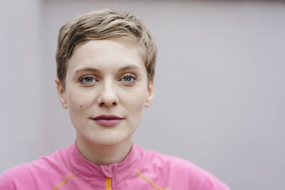 Portrait of confident woman in sportswear