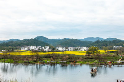 The countryside in the mountains