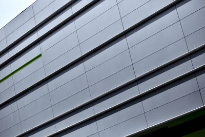 Low angle view of modern building against sky