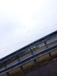 Raindrops on glass window