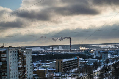 Cityscape against sky
