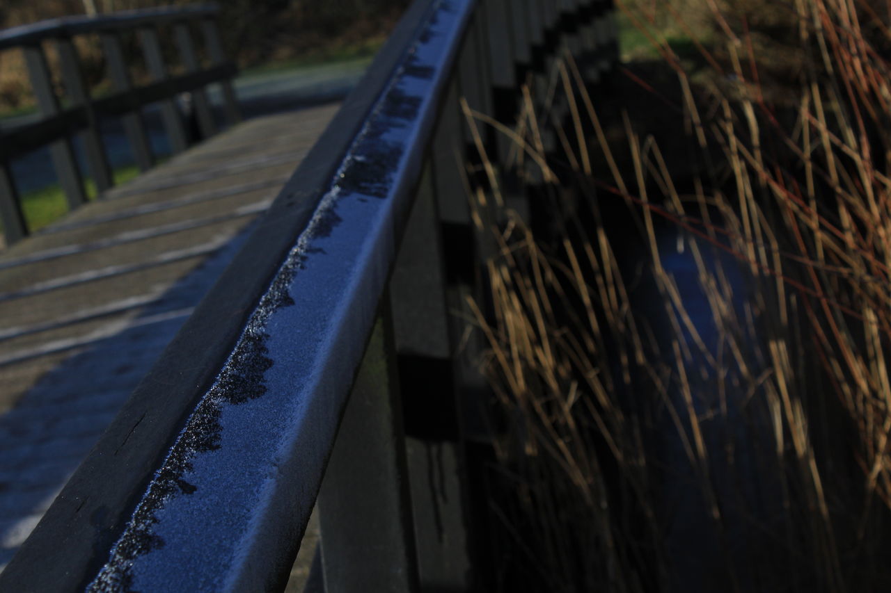 Ice on railin