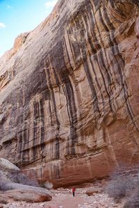 View of rock formations