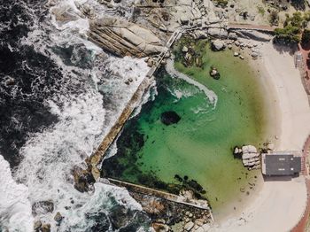 Aerial view of beach