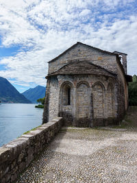 View of old building against sky