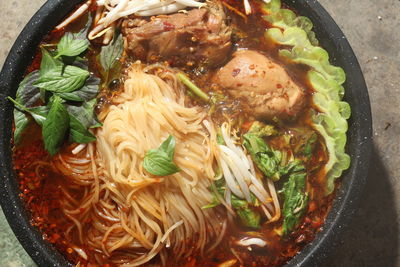 Close-up of food in bowl