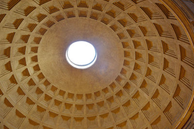 Low angle view of dome of building