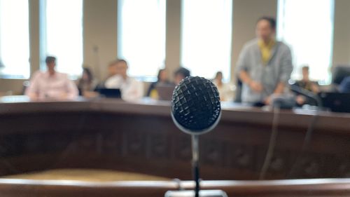 Group of people on table