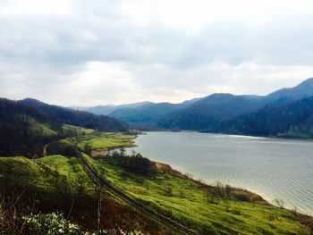Scenic view of landscape against sky