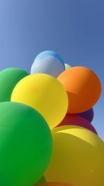 Close-up of balloons