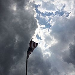 Low angle view of cloudy sky