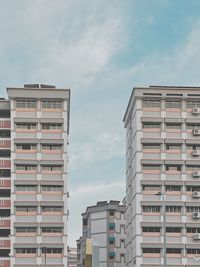 Low angle view of building against sky