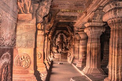 Archway of historical building