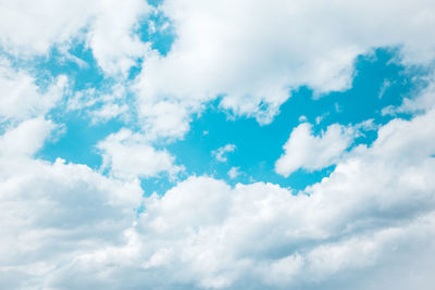 Low angle view of clouds in sky