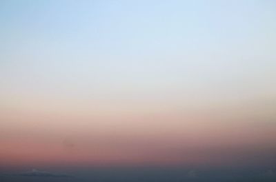 Scenic view of sky during sunset