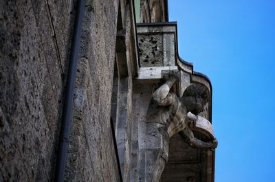 Low angle view of old building