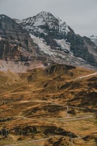 Switzerland scenic view of mountains against sky