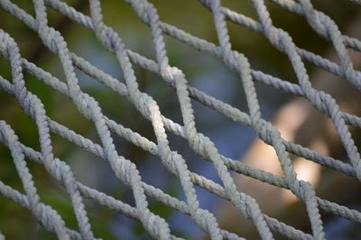 Full frame shot of hammock