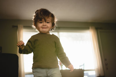 Portrait of smiling boy