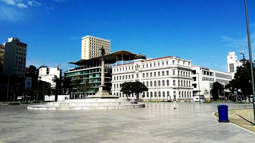 View of city against clear sky