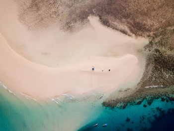 Aerial view of beach