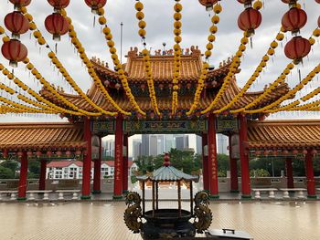 View of temple building