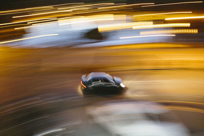 Motion blur with cars
