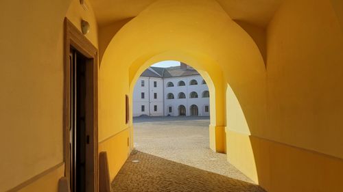 Corridor of building