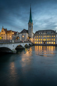 View of buildings at waterfront