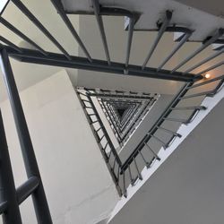 Low angle view of staircase in building