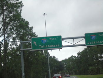 Low angle view of signboard