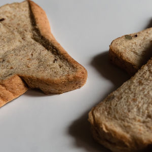 Close-up of bread on table