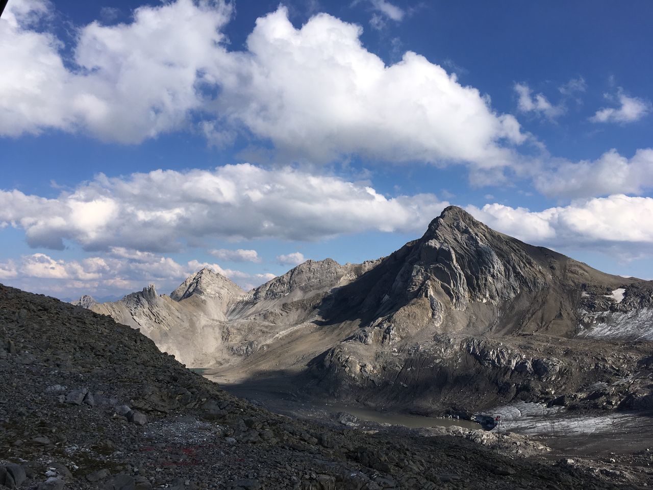 mountain, sky, landscape, nature, geology, physical geography, beauty in nature, outdoors, cloud - sky, day, scenics, no people, scenery, range