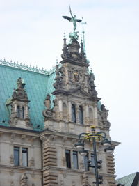 Low angle view of historical building