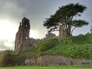 View of old ruin building