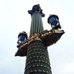 Low angle view of statue