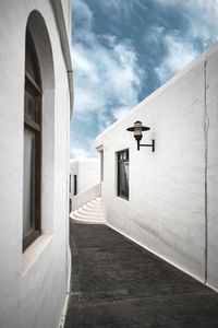 Low angle view of building against sky
