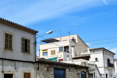 Low angle view of building against sky