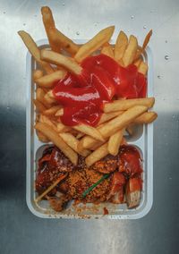 Close-up of food on plate